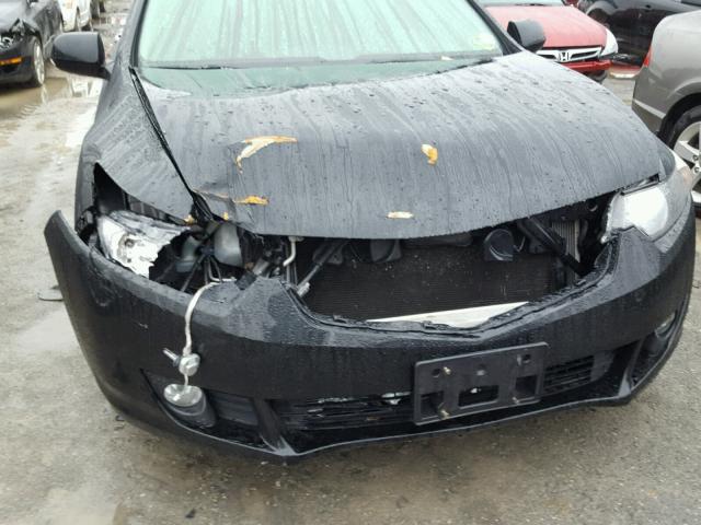 JH4CU2F63AC013946 - 2010 ACURA TSX BLACK photo 9