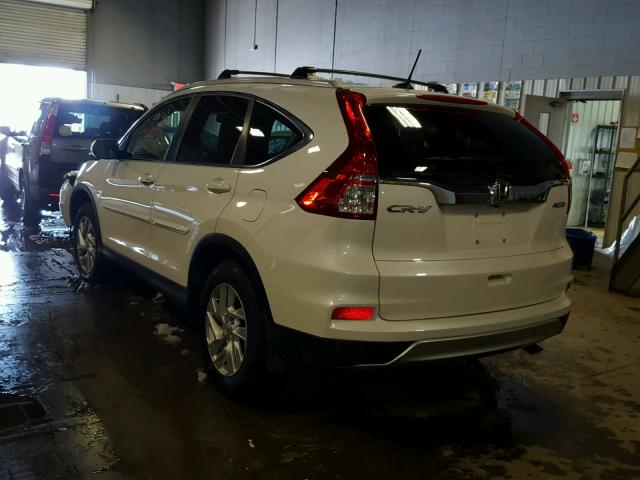 5J6RM4H70GL018540 - 2016 HONDA CR-V EXL WHITE photo 3