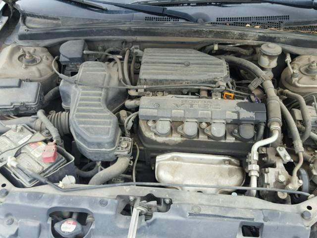 2HGES26785H594535 - 2005 HONDA CIVIC EX GRAY photo 7