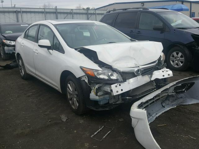 2HGFB2F84CH546282 - 2012 HONDA CIVIC EX WHITE photo 1