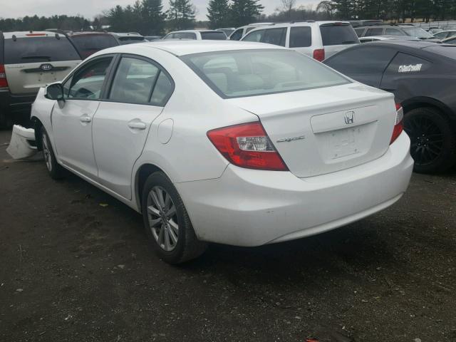 2HGFB2F84CH546282 - 2012 HONDA CIVIC EX WHITE photo 3