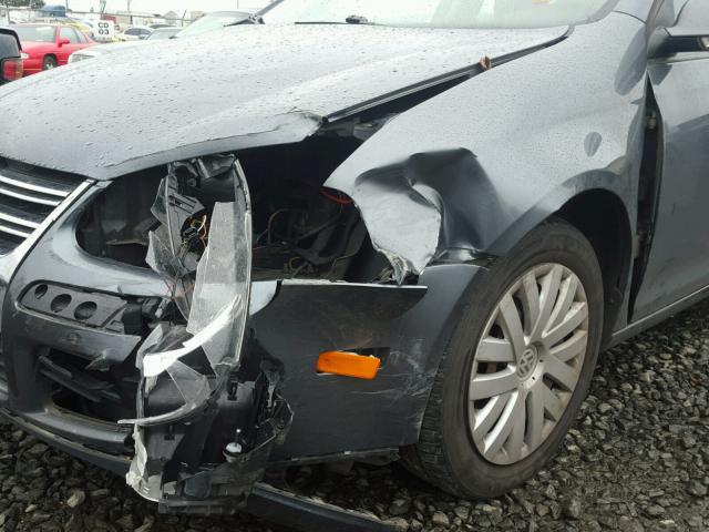 3VWJZ7AJXAM088836 - 2010 VOLKSWAGEN JETTA S 灰色 照片 9