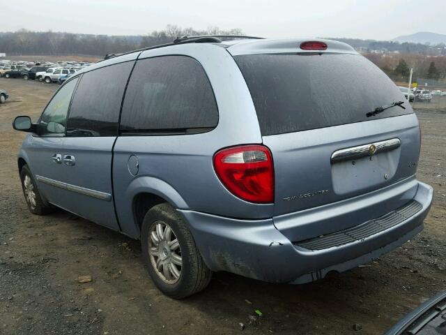 2A4GP54L66R808101 - 2006 CHRYSLER TOWN & COU BLUE photo 3