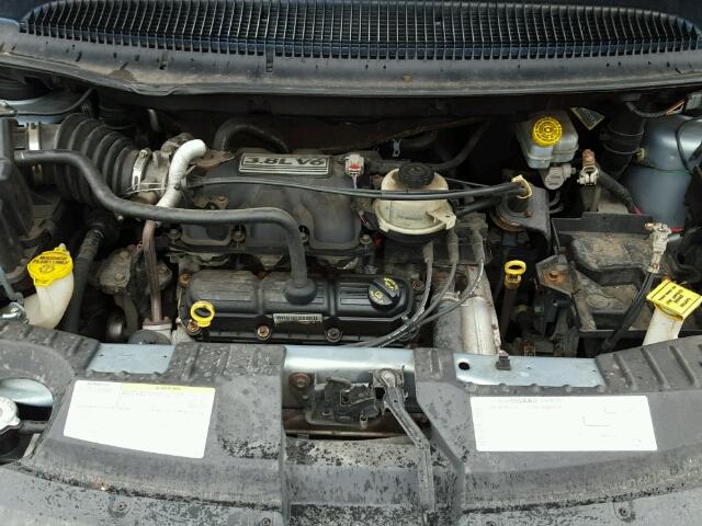 2A4GP54L66R808101 - 2006 CHRYSLER TOWN & COU BLUE photo 7