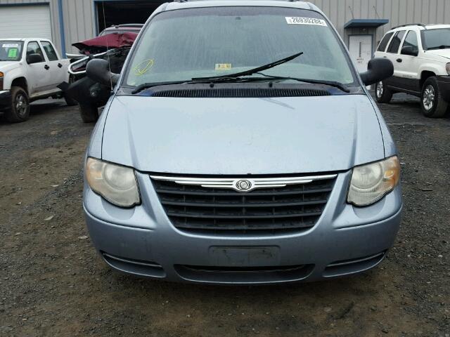 2A4GP54L66R808101 - 2006 CHRYSLER TOWN & COU BLUE photo 9