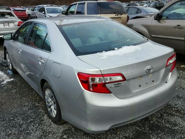 4T4BF1FK3ER374822 - 2014 TOYOTA CAMRY L GRAY photo 3