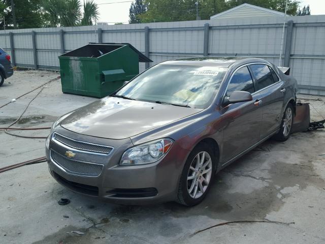 1G1ZE5E15BF295404 - 2011 CHEVROLET MALIBU LTZ ყავისფერი ფოტო 2