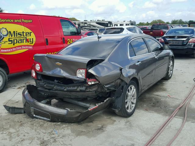 1G1ZE5E15BF295404 - 2011 CHEVROLET MALIBU LTZ BROWN photo 4