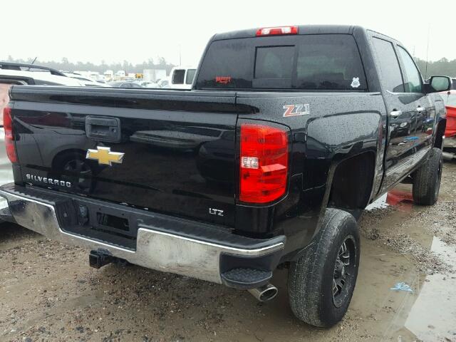 3GCUKSECXFG458627 - 2015 CHEVROLET SILVERADO BLACK photo 4