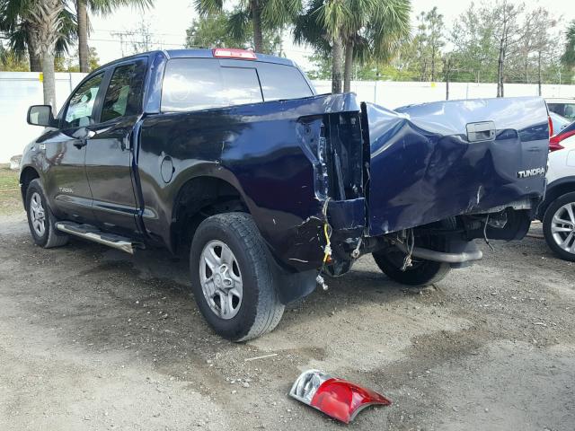 5TBRV54147S459086 - 2007 TOYOTA TUNDRA DOU BLUE photo 3