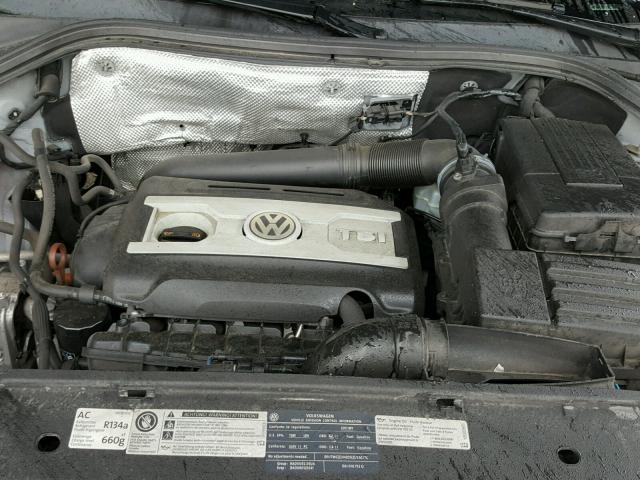 WVGCV7AX9BW539828 - 2011 VOLKSWAGEN TIGUAN S SILVER photo 7