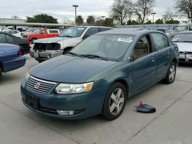 1G8AL55F26Z164760 - 2006 SATURN ION LEVEL GREEN photo 2