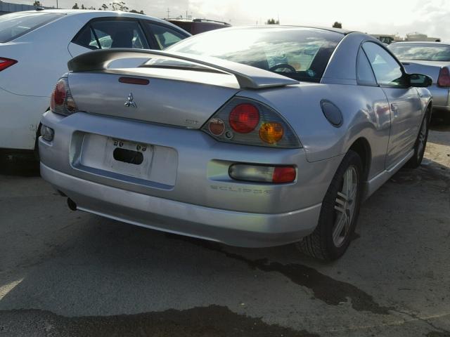 4A3AC84H93E034369 - 2003 MITSUBISHI ECLIPSE GT SILVER photo 4