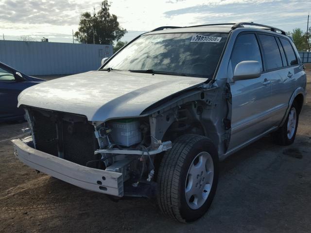 JTEEP21A940061191 - 2004 TOYOTA HIGHLANDER SILVER photo 2