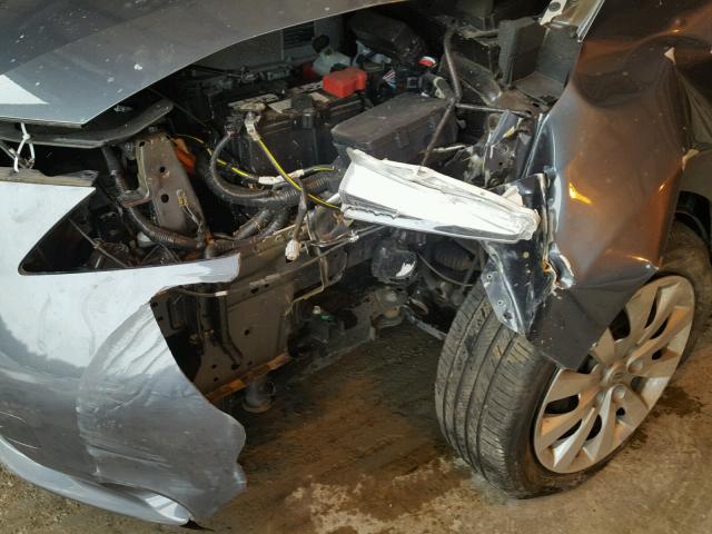 1N4AZ0CP1DC414479 - 2013 NISSAN LEAF S GRAY photo 9