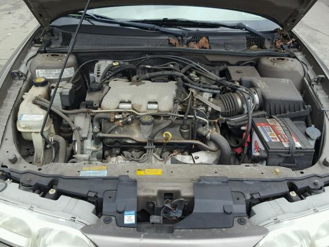 1G3NL52E31C170520 - 2001 OLDSMOBILE ALERO GL BROWN photo 7