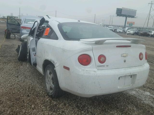 1G1AL18F787140956 - 2008 CHEVROLET COBALT LT WHITE photo 3