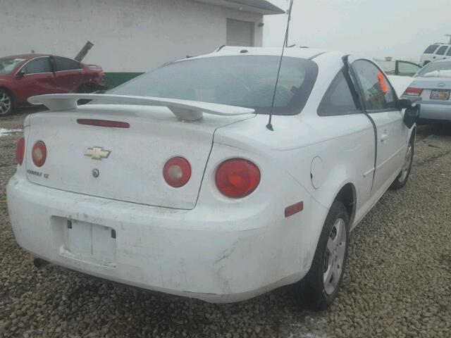 1G1AL18F787140956 - 2008 CHEVROLET COBALT LT WHITE photo 4