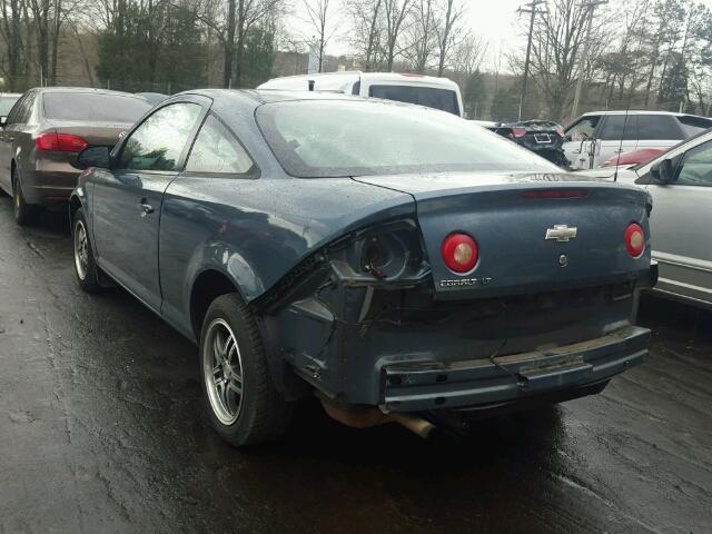 1G1AL15F777336172 - 2007 CHEVROLET COBALT LT BLUE photo 3