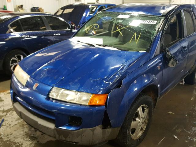 5GZCZ33D55S821169 - 2005 SATURN VUE BLUE photo 9