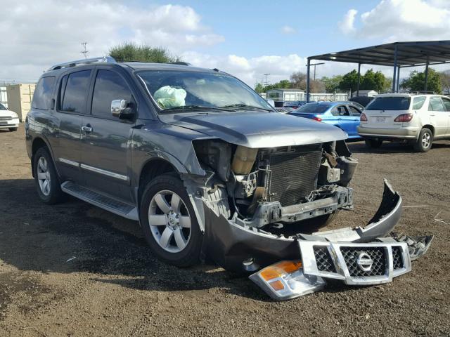 5N1AA0ND1AN609899 - 2010 NISSAN ARMADA SE CHARCOAL photo 1