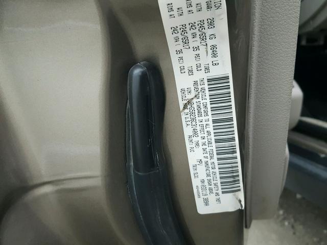 1J8HG58236C314002 - 2006 JEEP COMMANDER ყავისფერი ფოტო 10