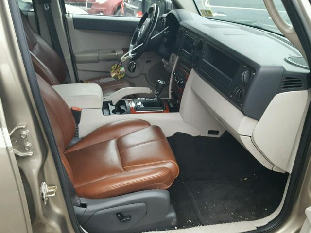 1J8HG58236C314002 - 2006 JEEP COMMANDER ყავისფერი ფოტო 5
