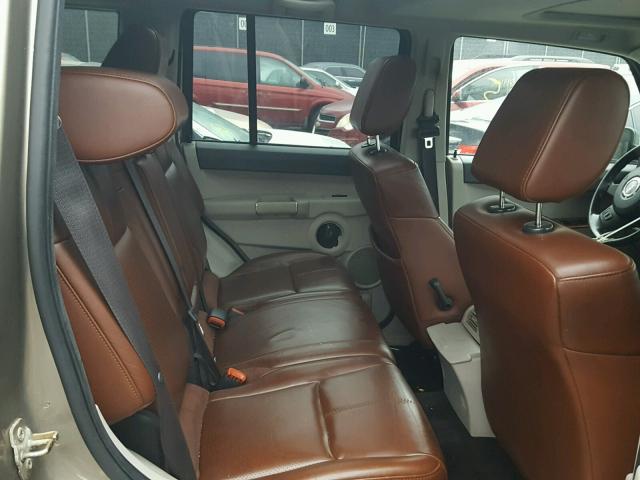 1J8HG58236C314002 - 2006 JEEP COMMANDER ყავისფერი ფოტო 6