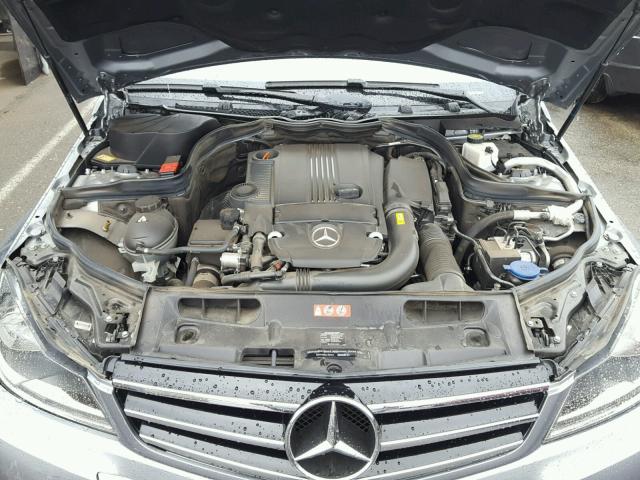 WDDGF4HB1EG240320 - 2014 MERCEDES-BENZ C 250 SILVER photo 7