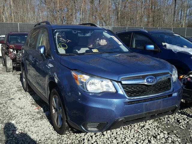 JF2SJAGC0FH589140 - 2015 SUBARU FORESTER 2 BLUE photo 1