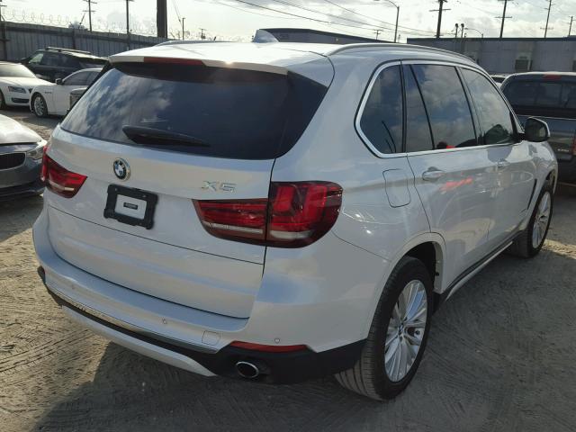 5UXKR2C59G0R70990 - 2016 BMW X5 SDRIVE3 WHITE photo 4