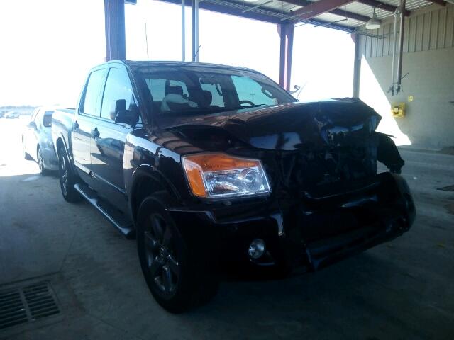 1N6AA0EK8CN301650 - 2012 NISSAN TITAN S BLACK photo 1