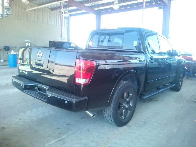 1N6AA0EK8CN301650 - 2012 NISSAN TITAN S BLACK photo 4