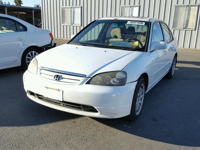 2HGES26883H503866 - 2003 HONDA CIVIC EX თეთრი ფოტო 2