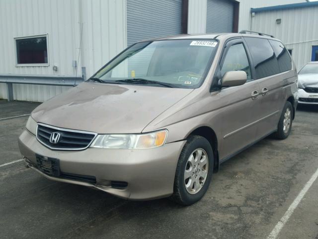 5FNRL18963B123539 - 2003 HONDA ODYSSEY EX TAN photo 2