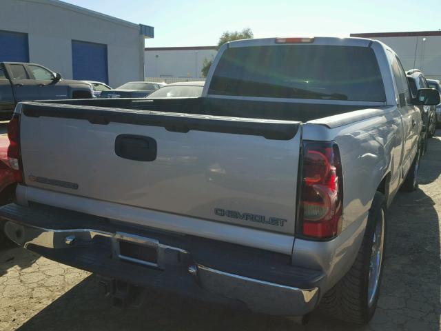 2GCEC19T351241711 - 2005 CHEVROLET SILVERADO SILVER photo 4