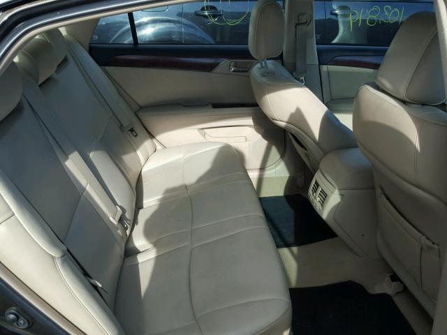 4T1BK3DBXBU391052 - 2011 TOYOTA AVALON BAS 黑色 照片 6