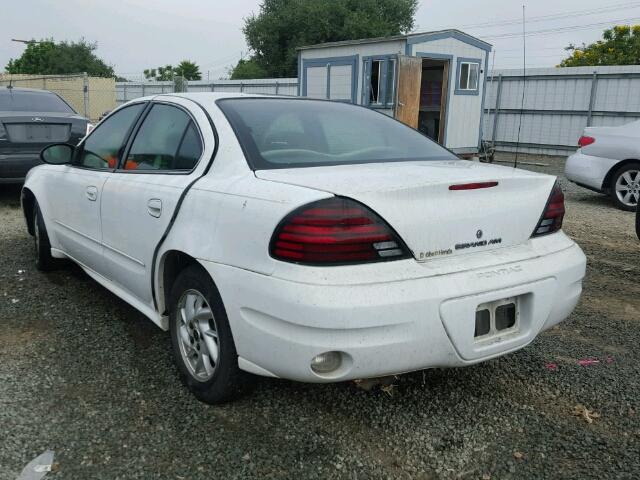 1G2NE52F54C223665 - 2004 PONTIAC GRAND AM S თეთრი ფოტო 3