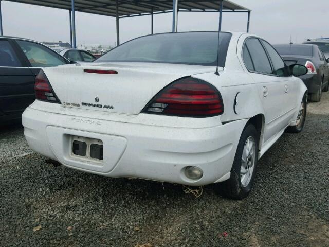 1G2NE52F54C223665 - 2004 PONTIAC GRAND AM S თეთრი ფოტო 4