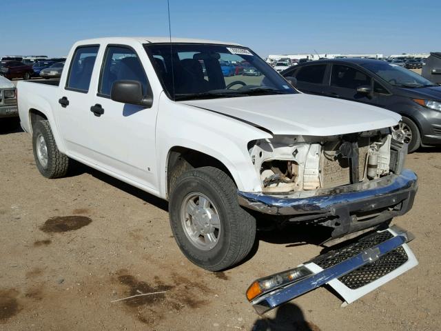 1GCCS13E278194644 - 2007 CHEVROLET COLORADO WHITE photo 1