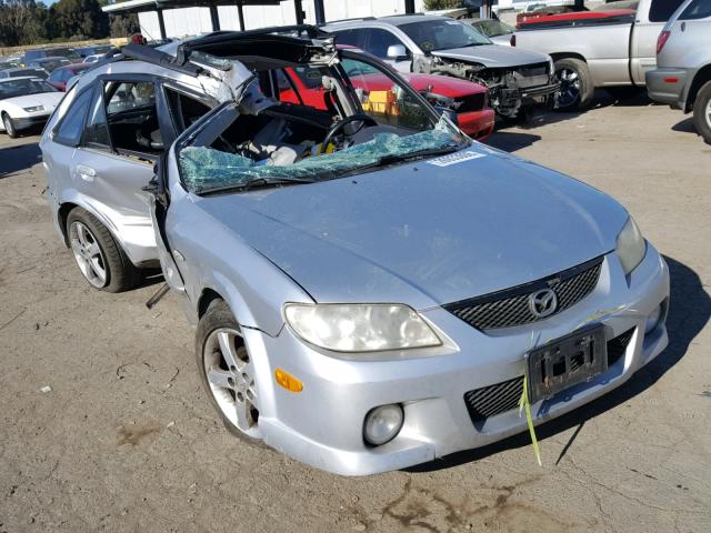 JM1BJ246821606210 - 2002 MAZDA PROTEGE PR SILVER photo 1