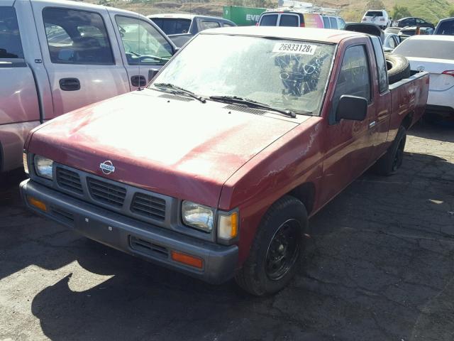 1N6SD16S7PC373585 - 1993 NISSAN TRUCK KING RED photo 2