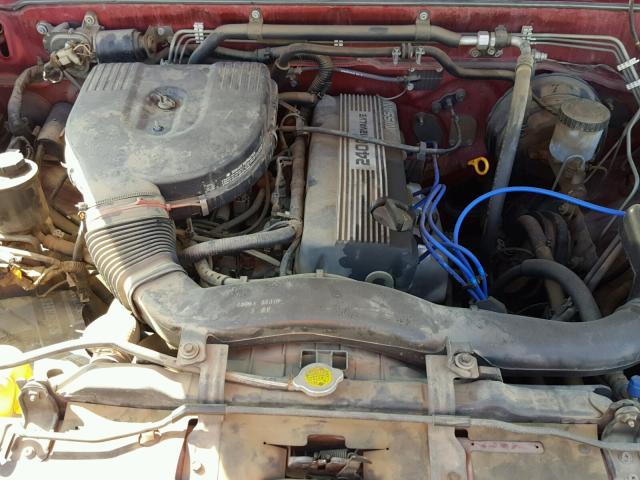 1N6SD16S7PC373585 - 1993 NISSAN TRUCK KING RED photo 7