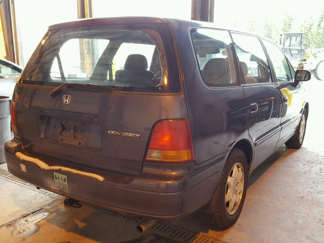 JHMRA1870SC005307 - 1995 HONDA ODYSSEY EX BLUE photo 4