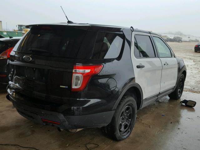 1FM5K8AR2EGC13943 - 2014 FORD EXPLORER P WHITE photo 4