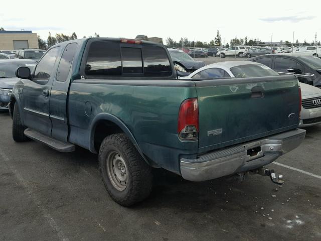 1FTRX17L4XKB57506 - 1999 FORD F150 GREEN photo 3