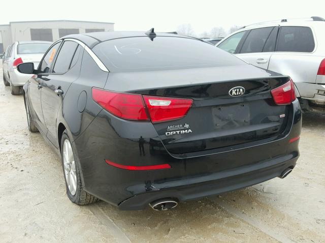 KNAGM4A71F5620001 - 2015 KIA OPTIMA LX BLACK photo 3