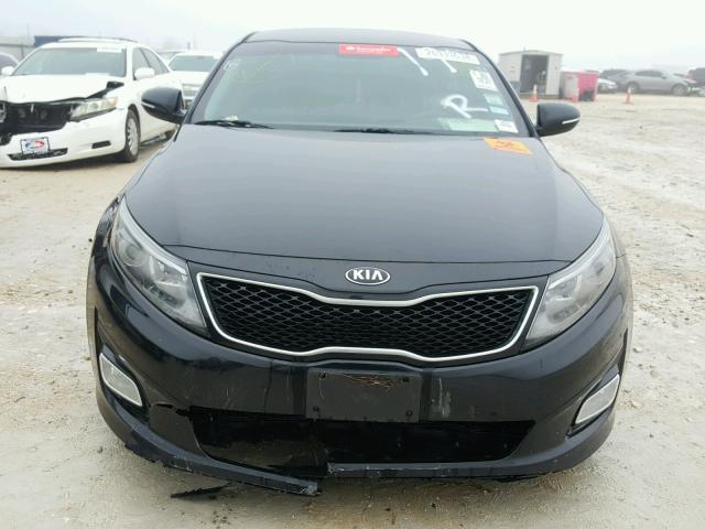 KNAGM4A71F5620001 - 2015 KIA OPTIMA LX BLACK photo 9