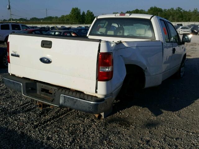 1FTRX12W64NC55450 - 2004 FORD F150 WHITE photo 4