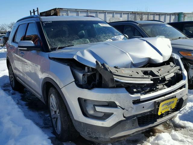 1FM5K7F83GGB88306 - 2016 FORD EXPLORER L SILVER photo 1